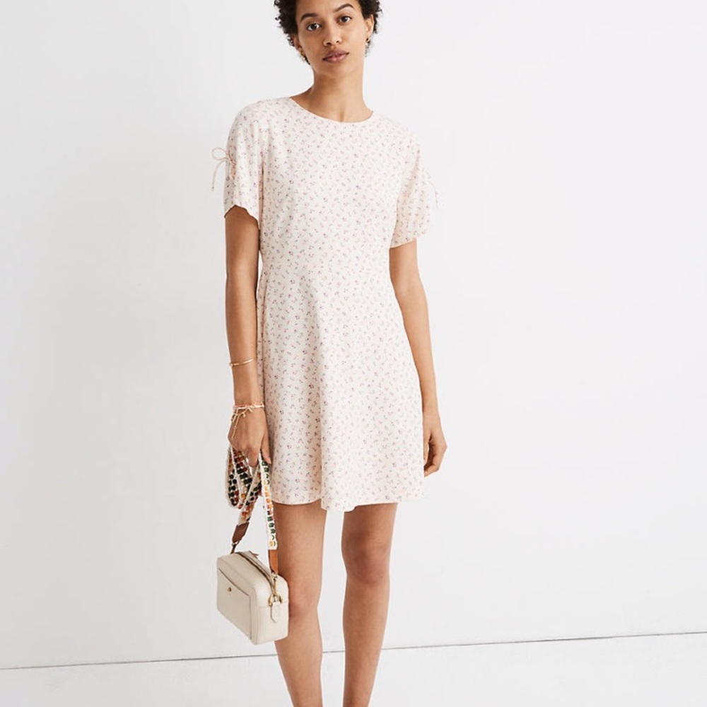 Madewell Tie-Sleeve Retro Dress